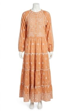 NEW MAISON HOTEL women's caroline dress in pumpkin